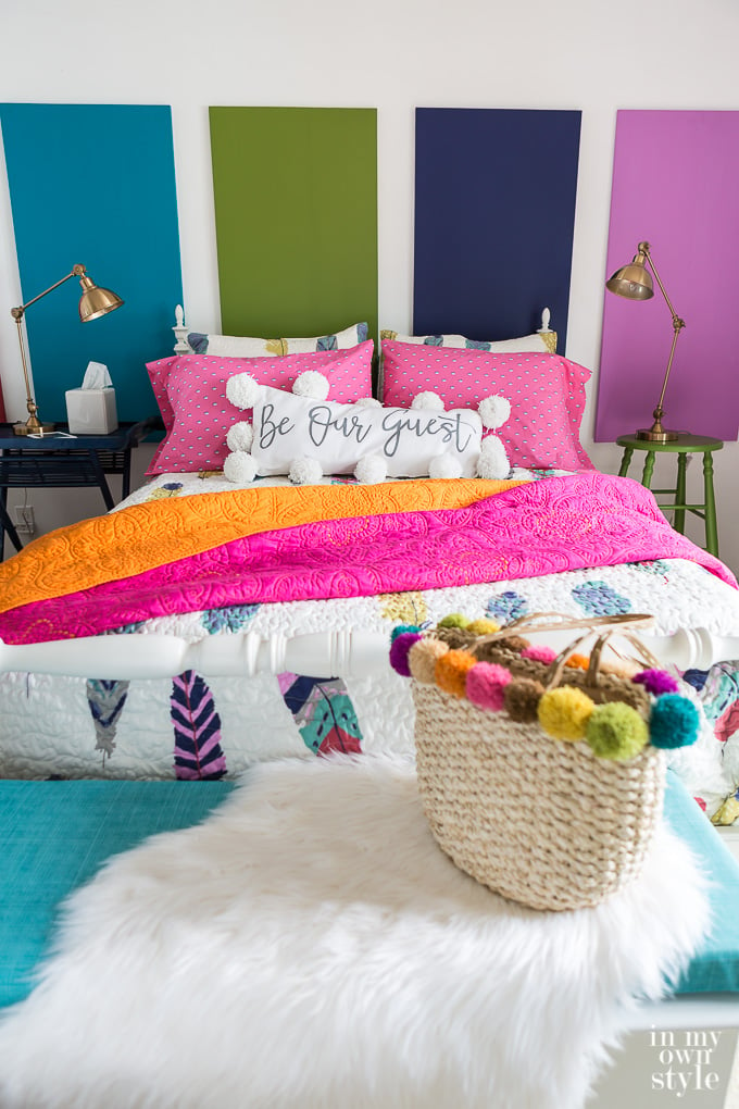 Colorful bedroom