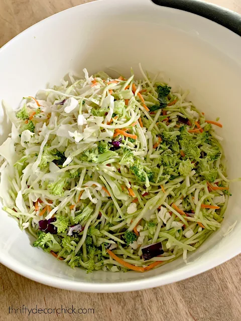 Asian ramen crunchy salad