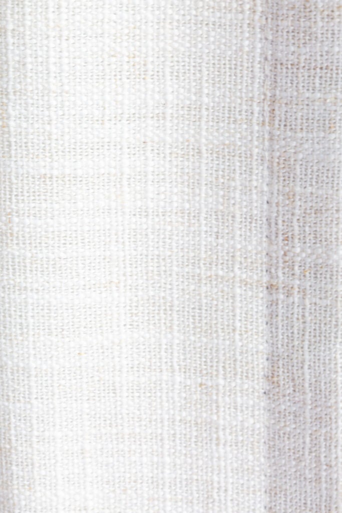 close up showing texture of LIZ Linen Drapes from TwoPages