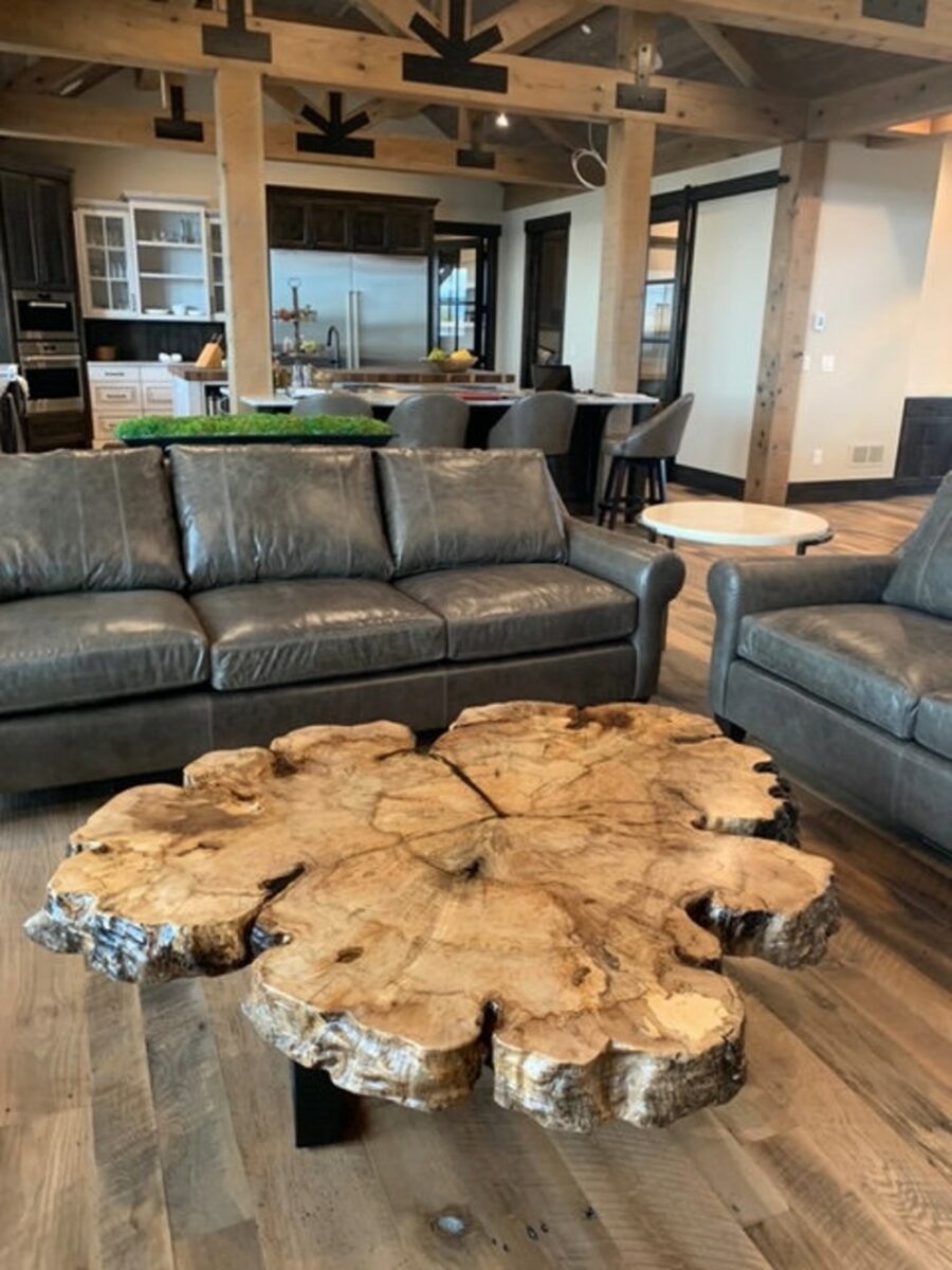 large live edge coffee table
